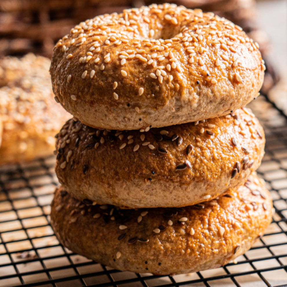 Sourdough Bagels