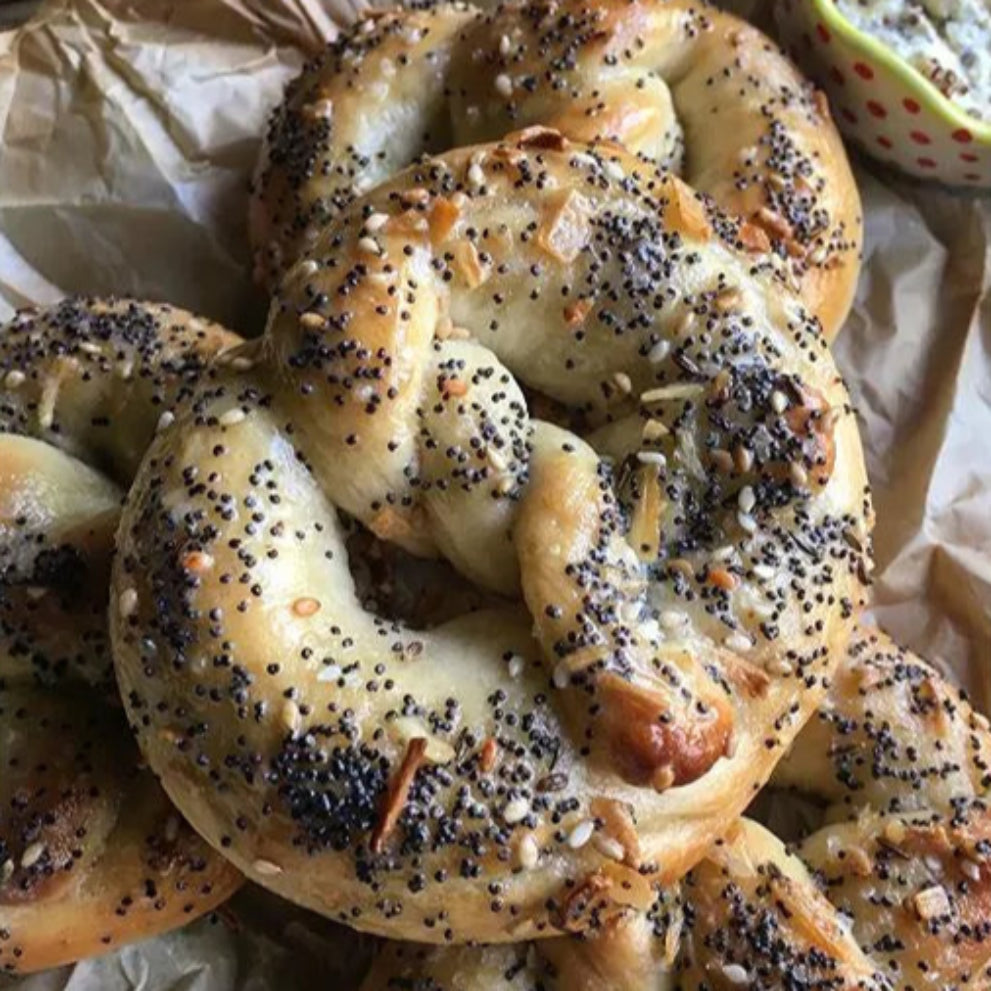 Sourdough Soft Pretzels